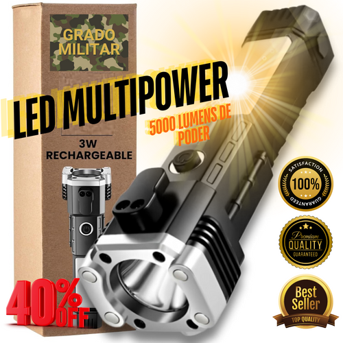 LED MULTIPOWER™ Linterna LED multifuncional