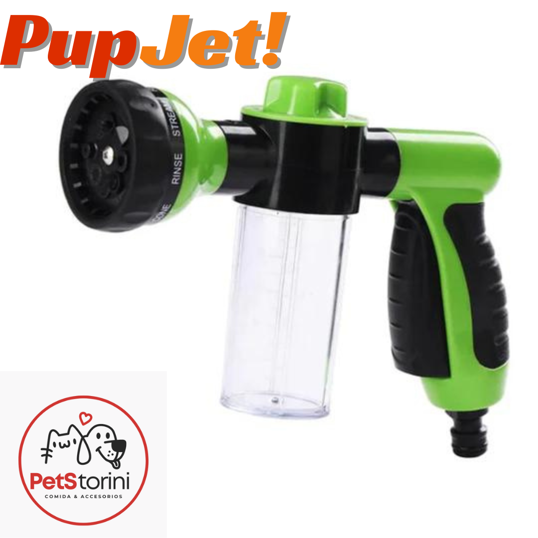 PUPJET | PISTOLA ESPUMADORA LAVA MASCOTAS