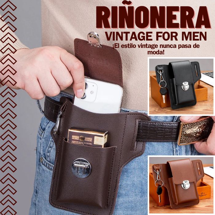 RIÑONERA VINTAGE FOR MEN™️ PROMO PAGA 1 LLEVA 2