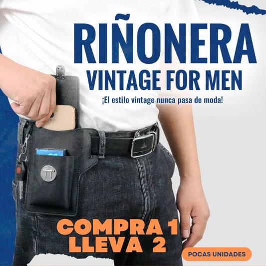 RIÑONERA VINTAGE FOR MEN™️ PROMO PAGA 1 LLEVA 2